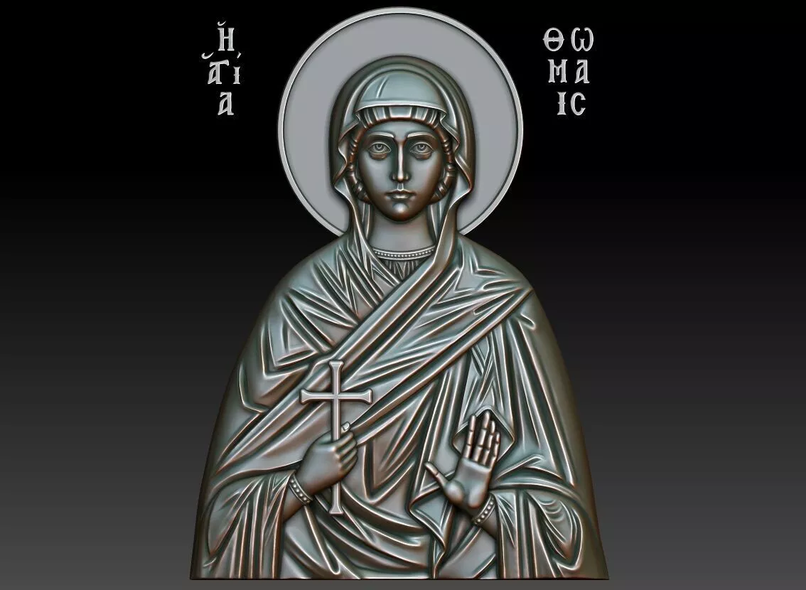 Saint Thomais of Alexandria 3D print model