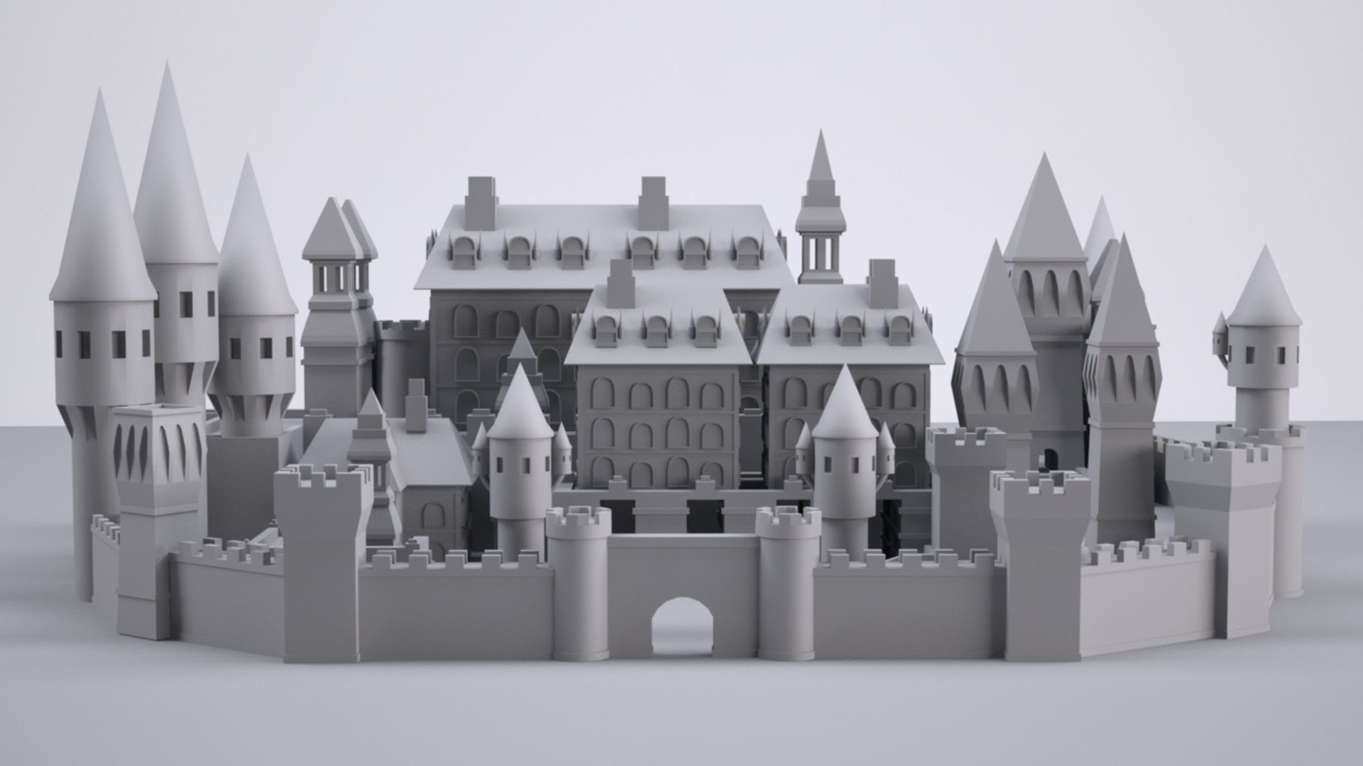 My portfolio Low-poly 3D model_16