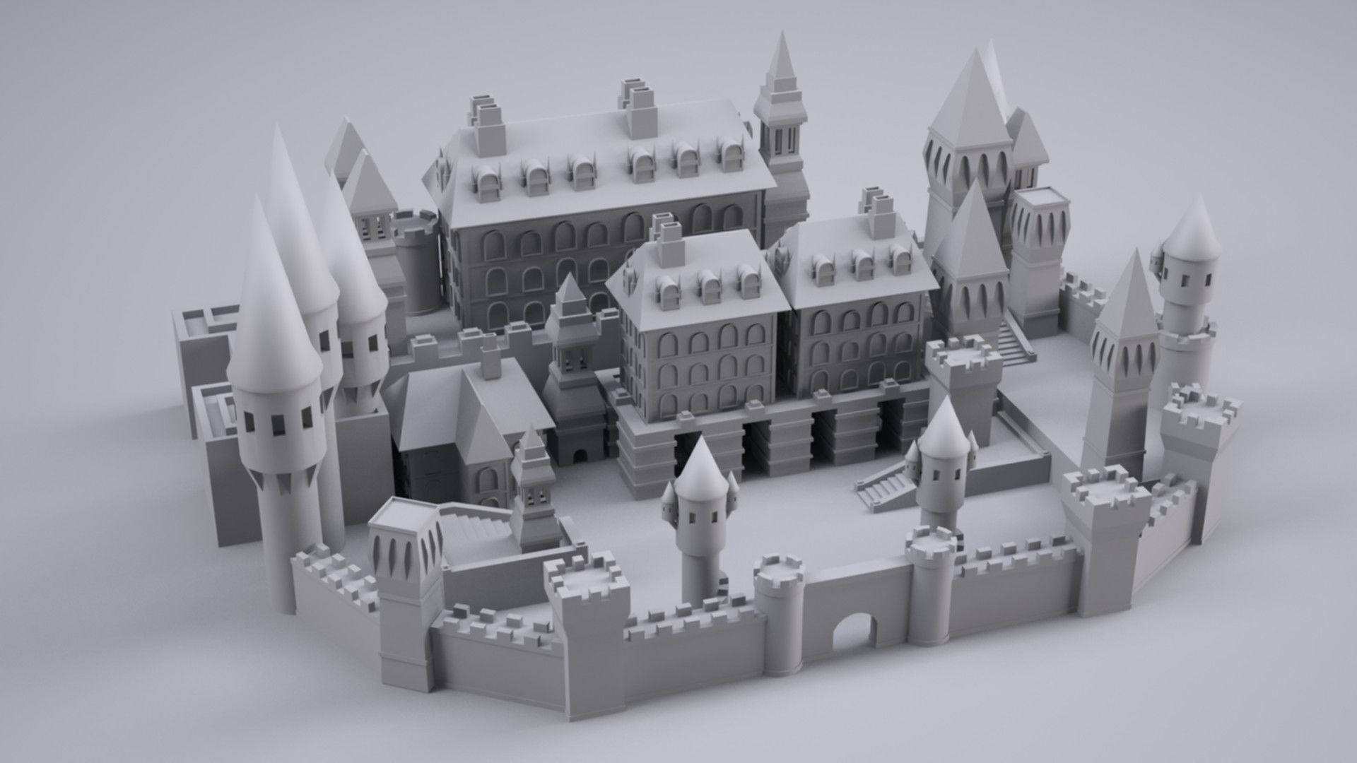 My portfolio Low-poly 3D model_15