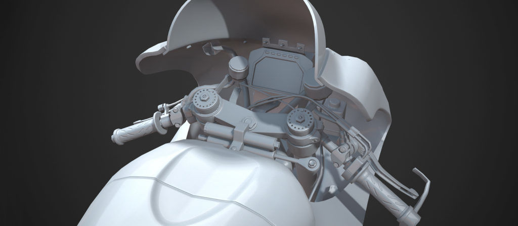 My portfolio Low-poly 3D model_2