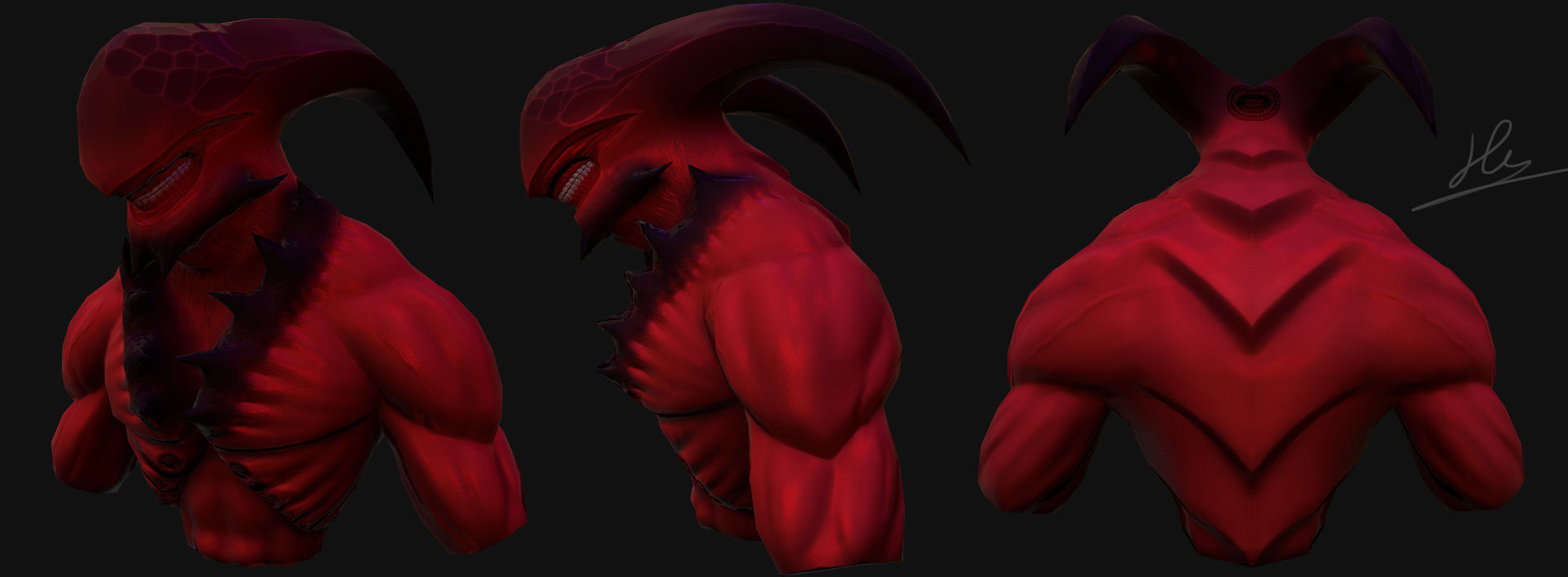 My portfolio Low-poly 3D model_4