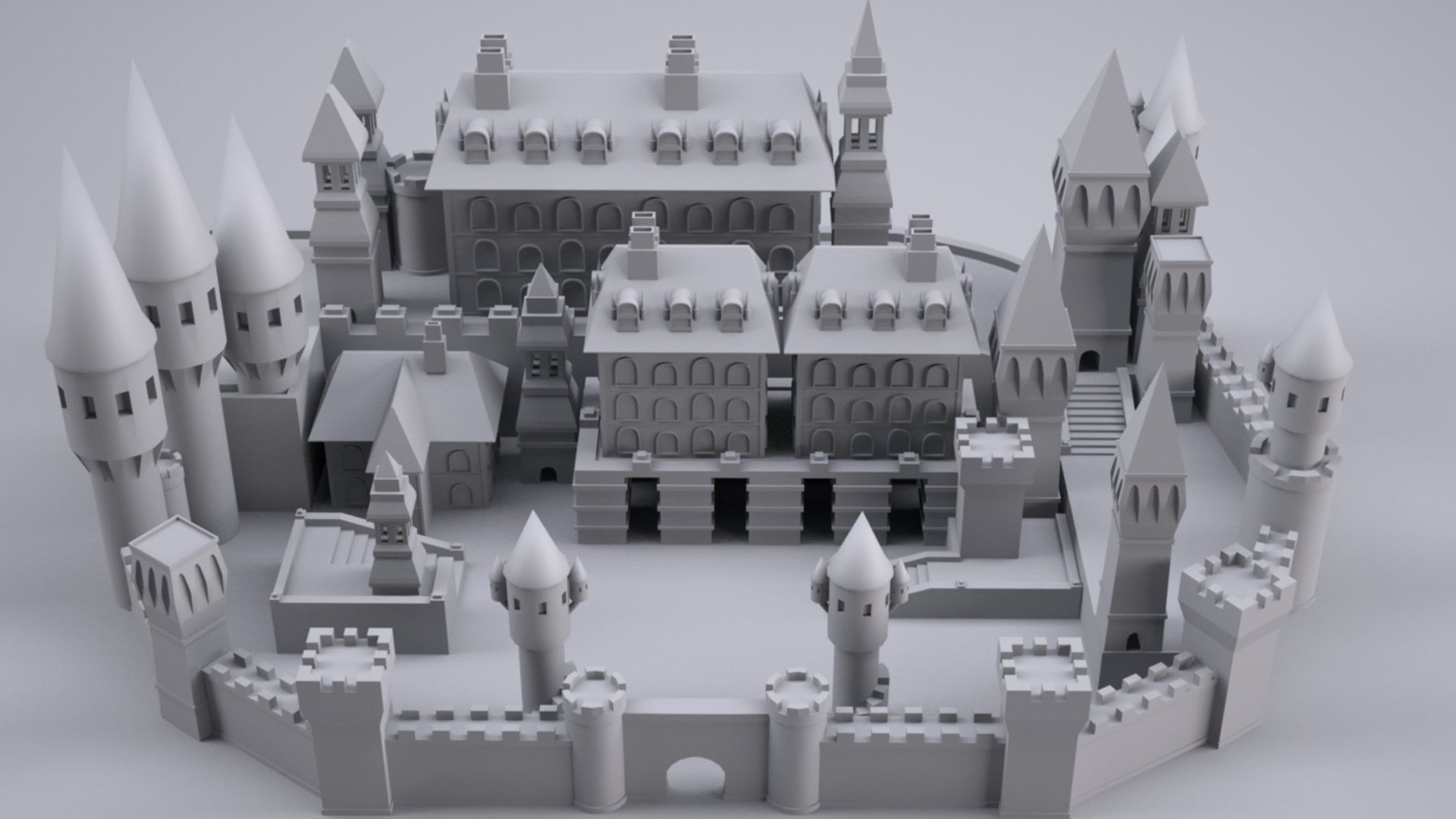 My portfolio Low-poly 3D model_17