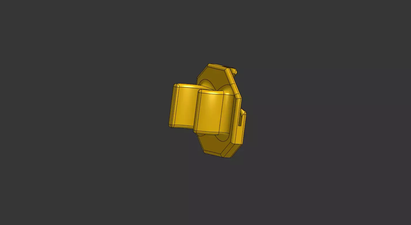 Renault Clio EDC Gear Shifter Light Guide 3D print model