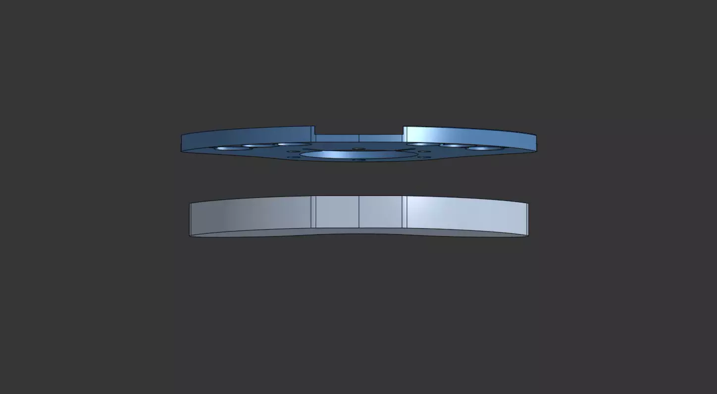 Renault Sport Steering Wheel Trim - Insert Part 3D print model