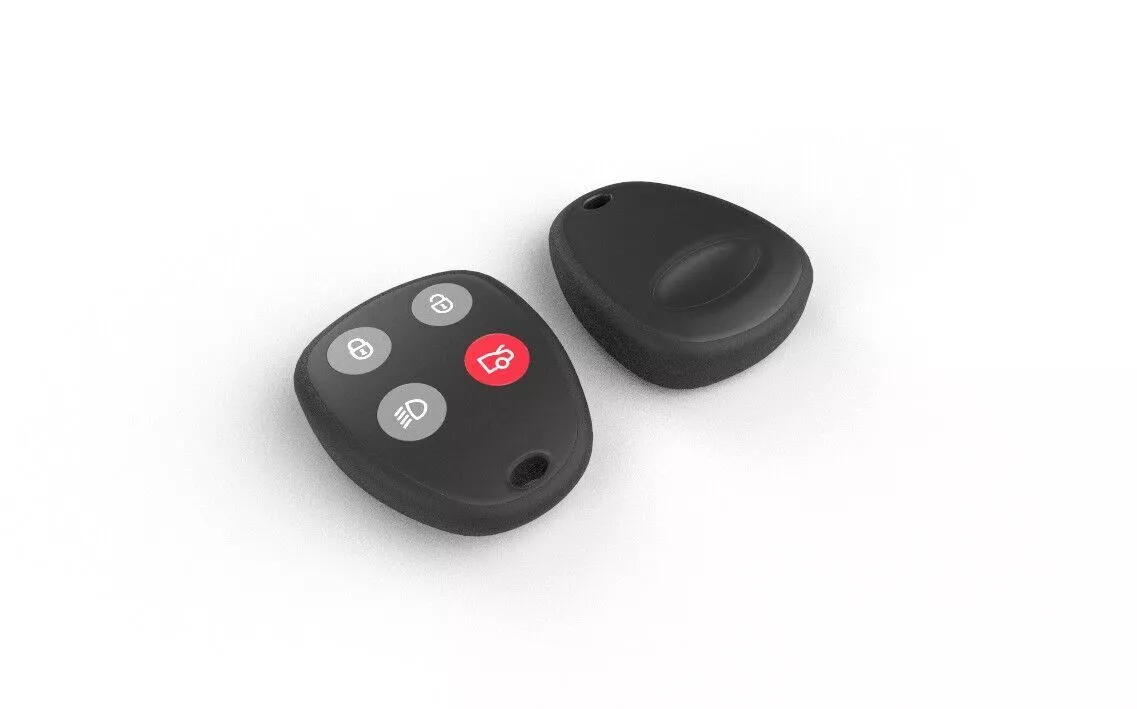 Car Key M02 Low-poly 3D model