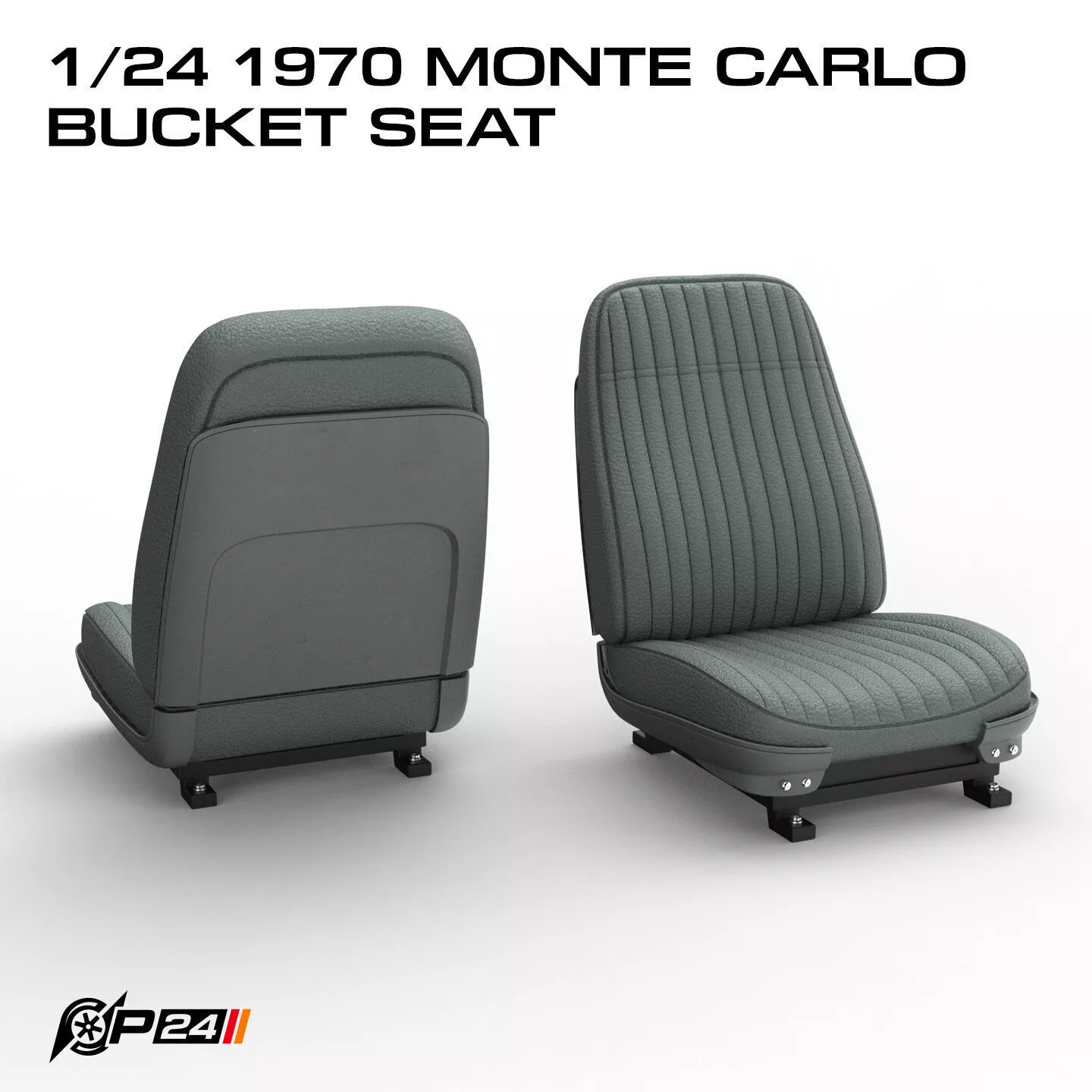 1-24th 1970 Monte Carlo Bucket seat 3D print model