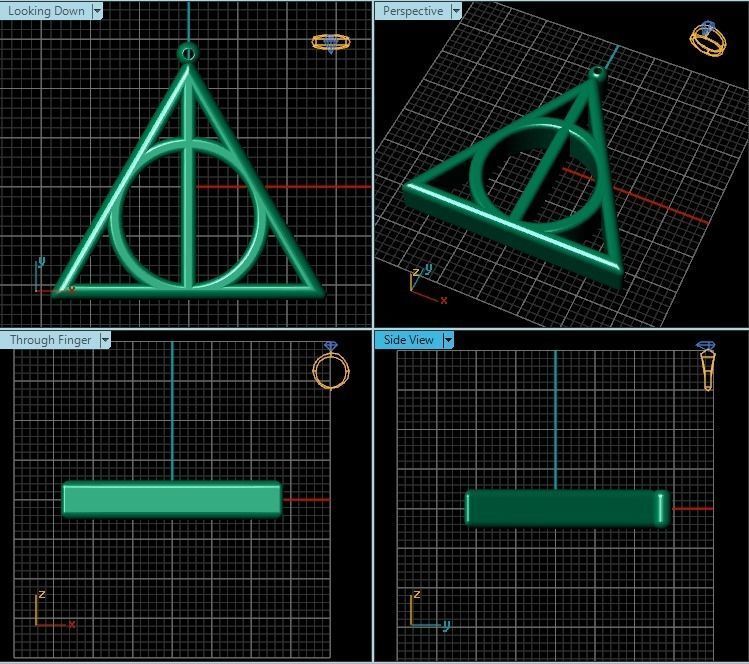 Pendant 3D print model_2