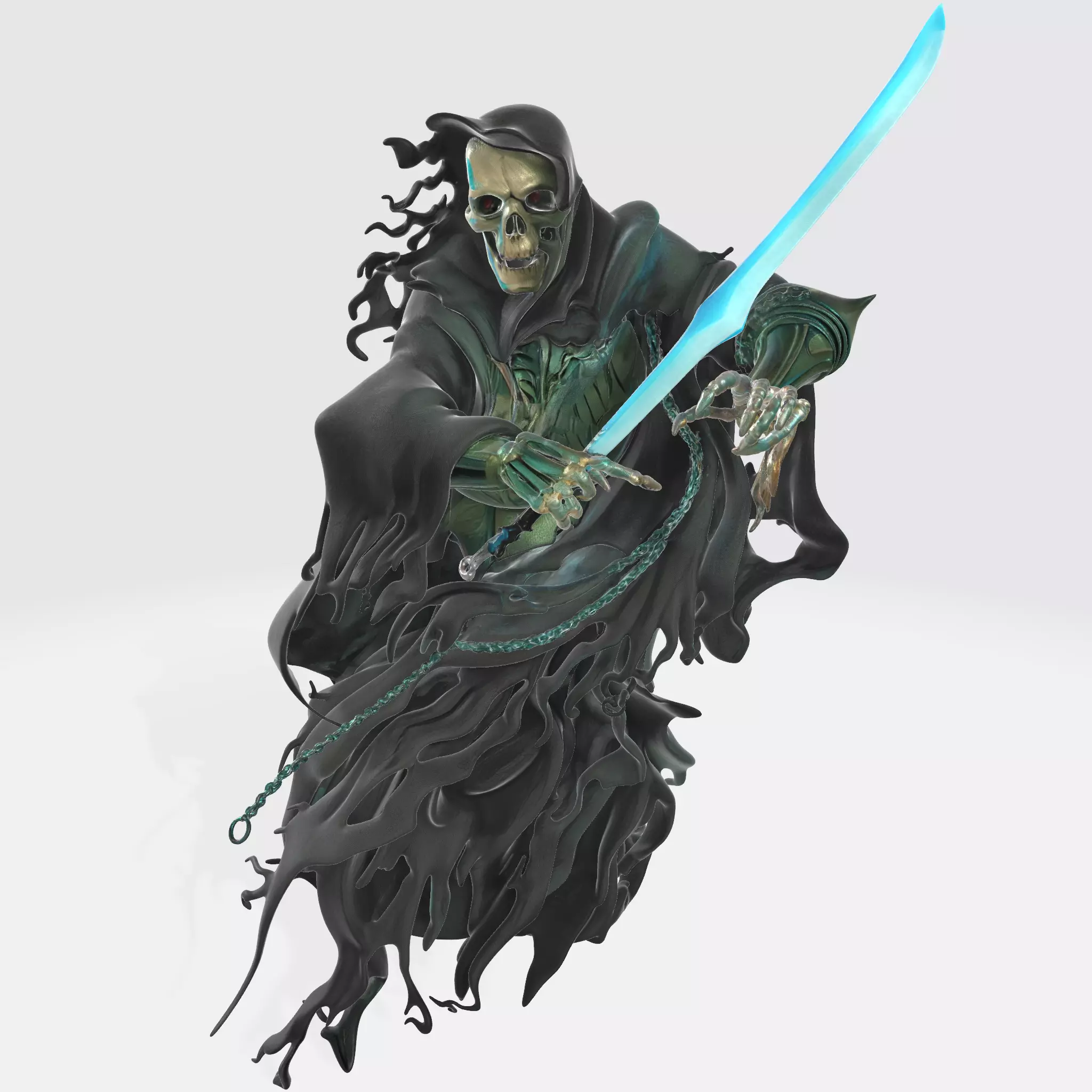 Grimmaw the Chained Reaper - Undead Ghost - Necropolis 3D model