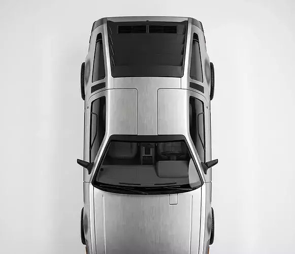 Classic DeLorean DMC-12 Sports Coupe 3D model 4