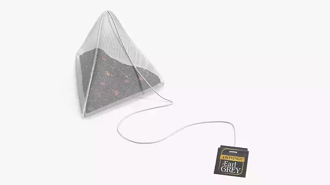 Twinings Earl Grey Pyramid Tea Bag 3D model