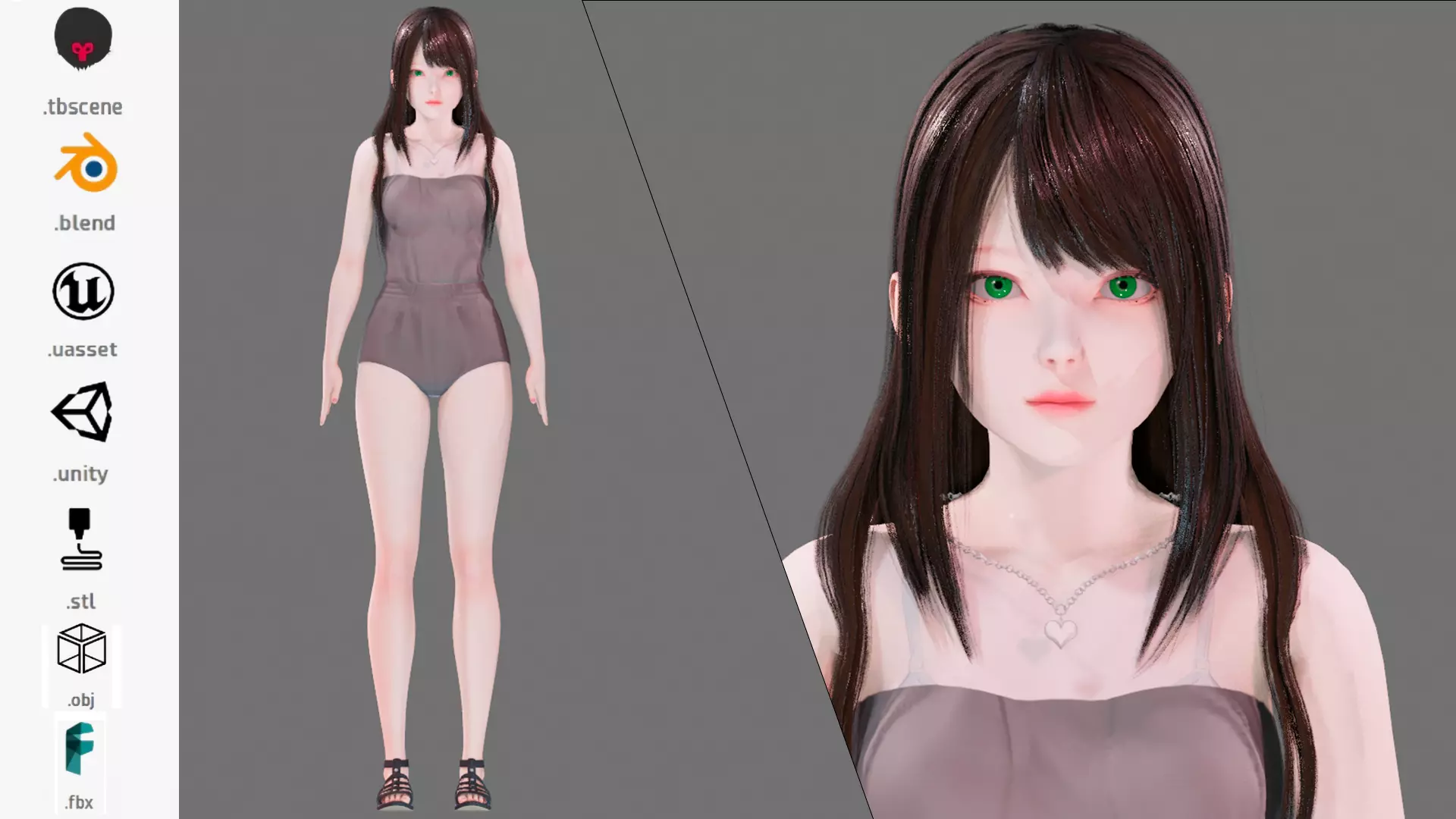 Casual clothes 0007 - Rig - Unreal - Unity - Blender - Animated Low-poly 3D model