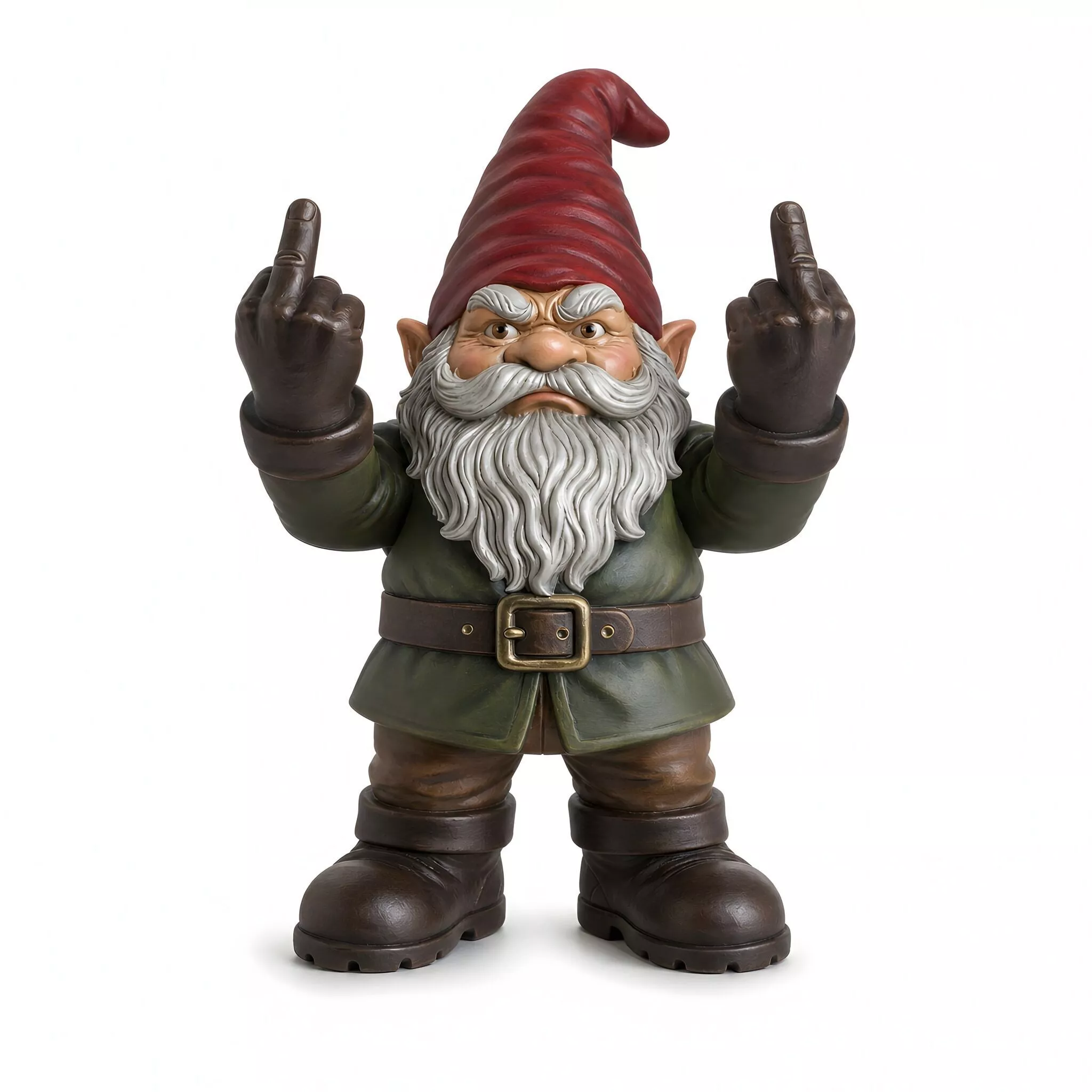 Double Gesture Rebel Gnome 3D Print Model 3D print model