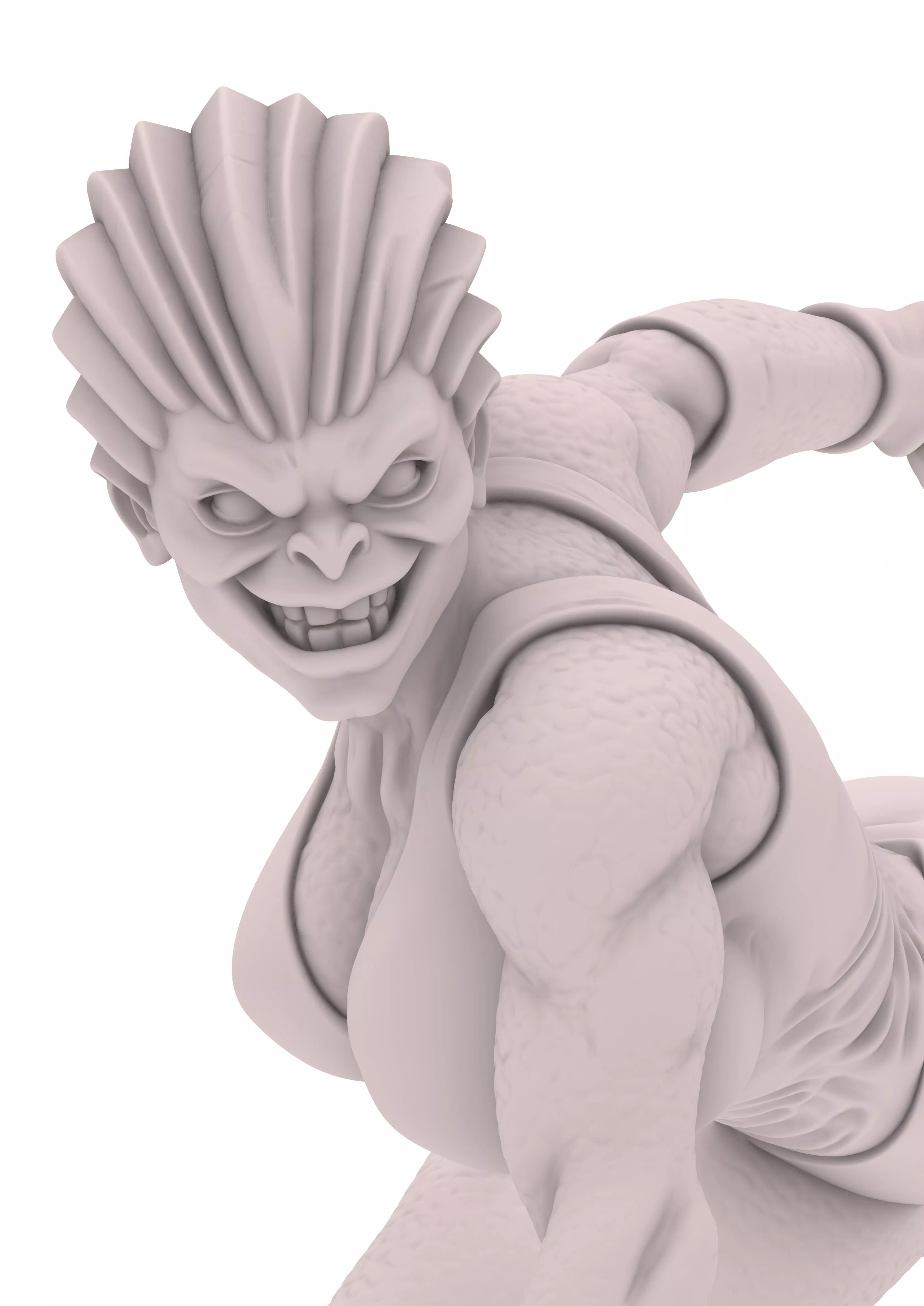 Alien Femenino Creature Kreatur Bestie Fantasy Chibi 3D print model