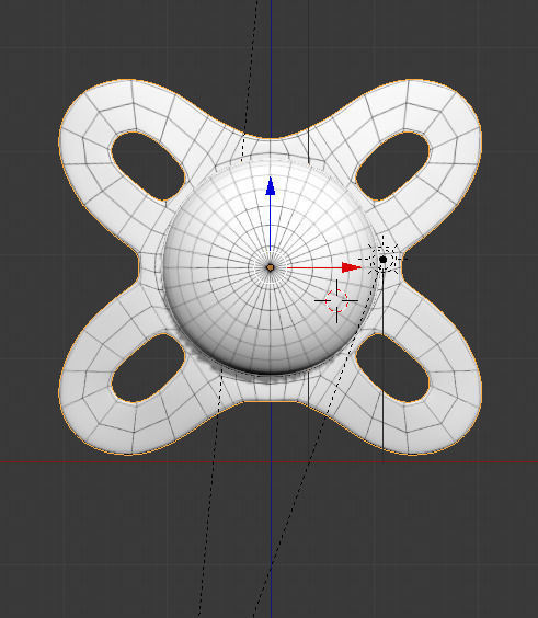 Baby Pacifier Low-poly 3D model_3