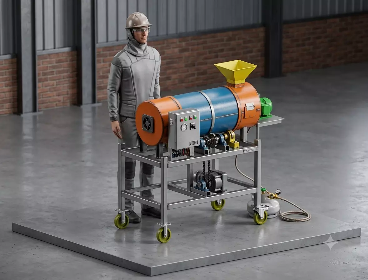 30kg paddy dryer machine 3D model