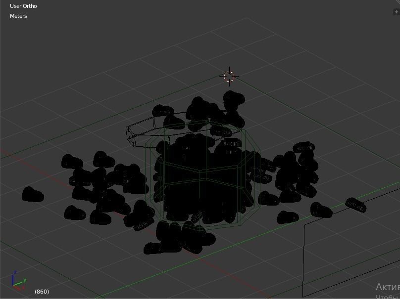 Box of chocolate hearts  3D model_2