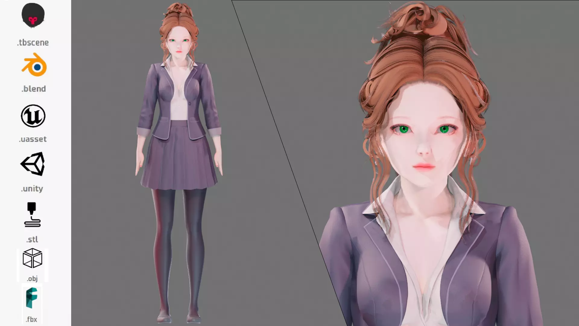 Casual clothes 0013 - Rig - Unreal - Unity - Blender - Animated Low-poly 3D model