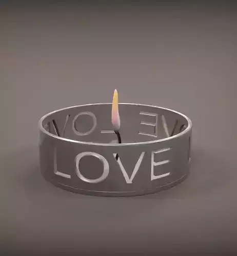 Love Candle Holder