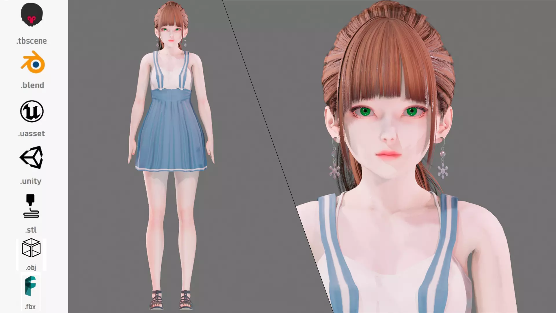 Casual clothes 0014 - Rig - Unreal - Unity - Blender - Animated Low-poly 3D model