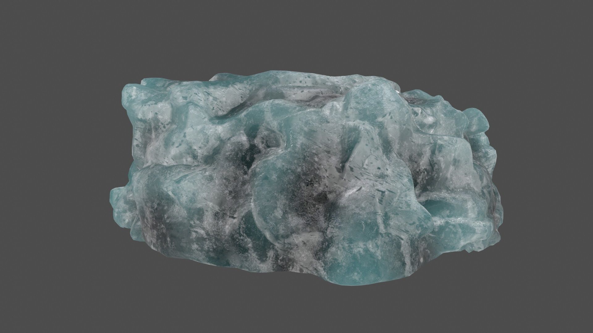 ice temple Low-poly 3D model_9