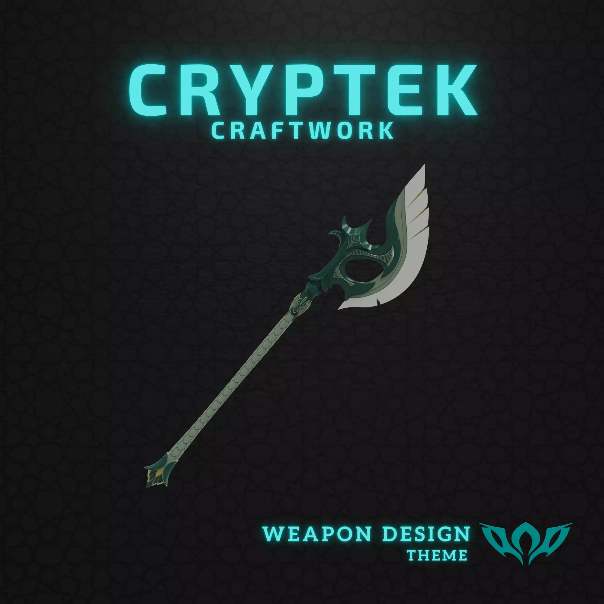 07 Glass Battle Axe - Skyrim - 3D Print 3D print model