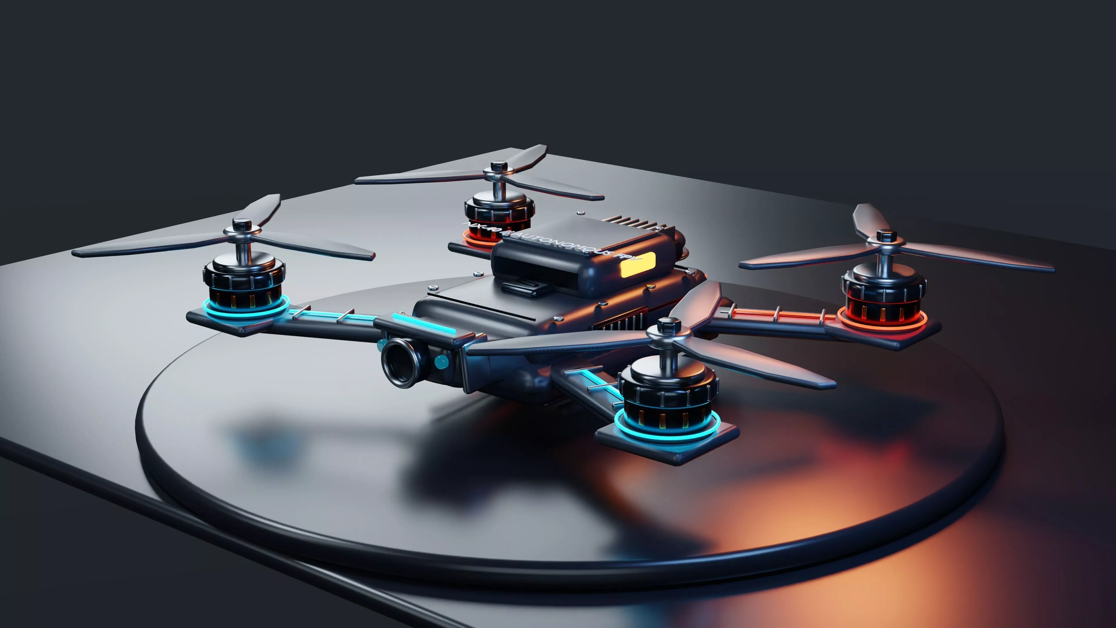 NX-40 Autonomous FPV Drone 2040 3D model