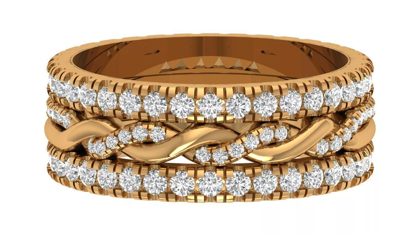 Round Vintage Ring 3D print model