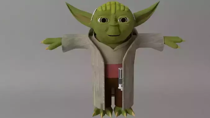Yoda 3D Clone Wars  Star Wars Character