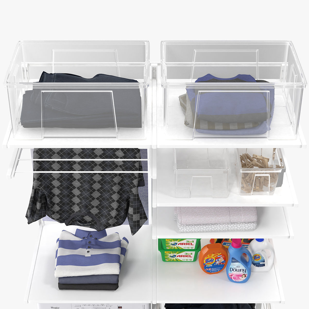 Laundry room 3D model_5