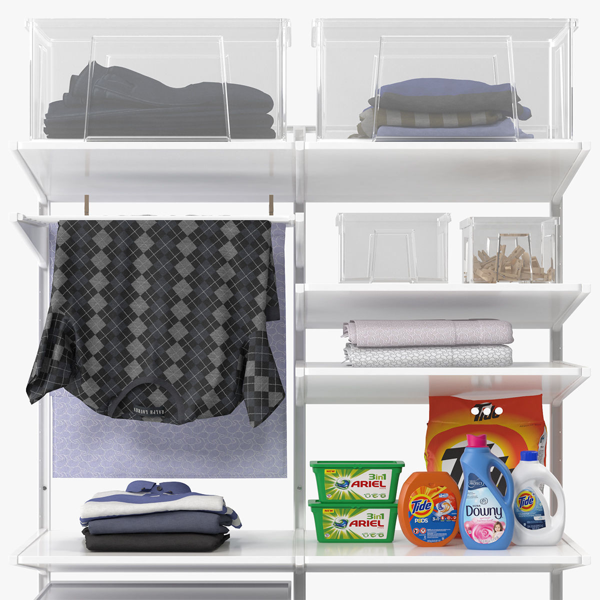 Laundry room 3D model_4