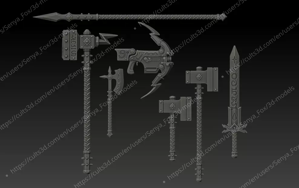 Stormcast set 1 3D print model