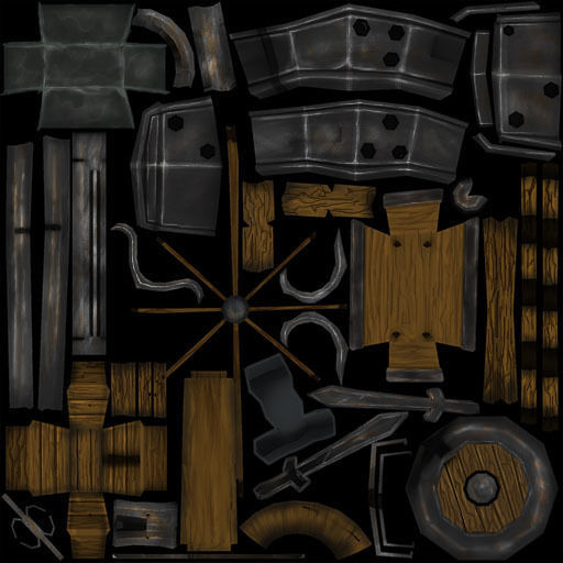 house with fireplace and chimney Low-poly 3D model_2