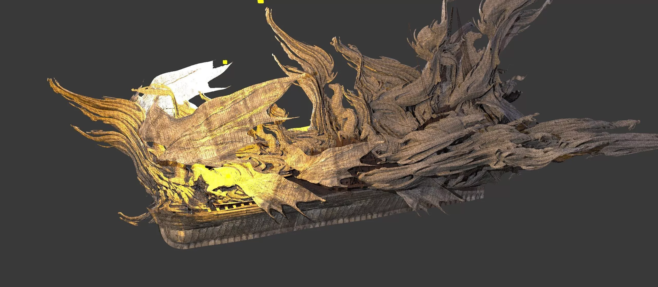 Counts ship extended 2 3D model