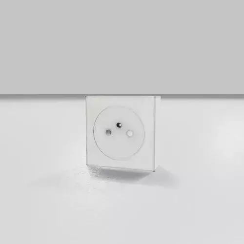 Modern Flush Socket with Safety Shutter - Type E