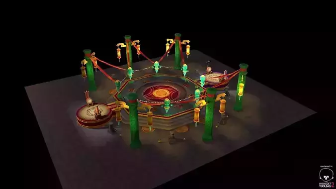 map arena lowpoly game