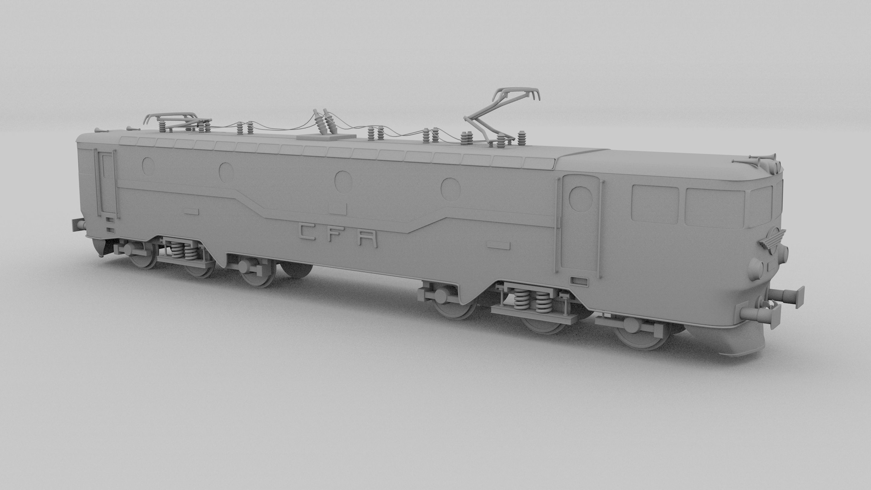 Electric Locomotive 3D model_23
