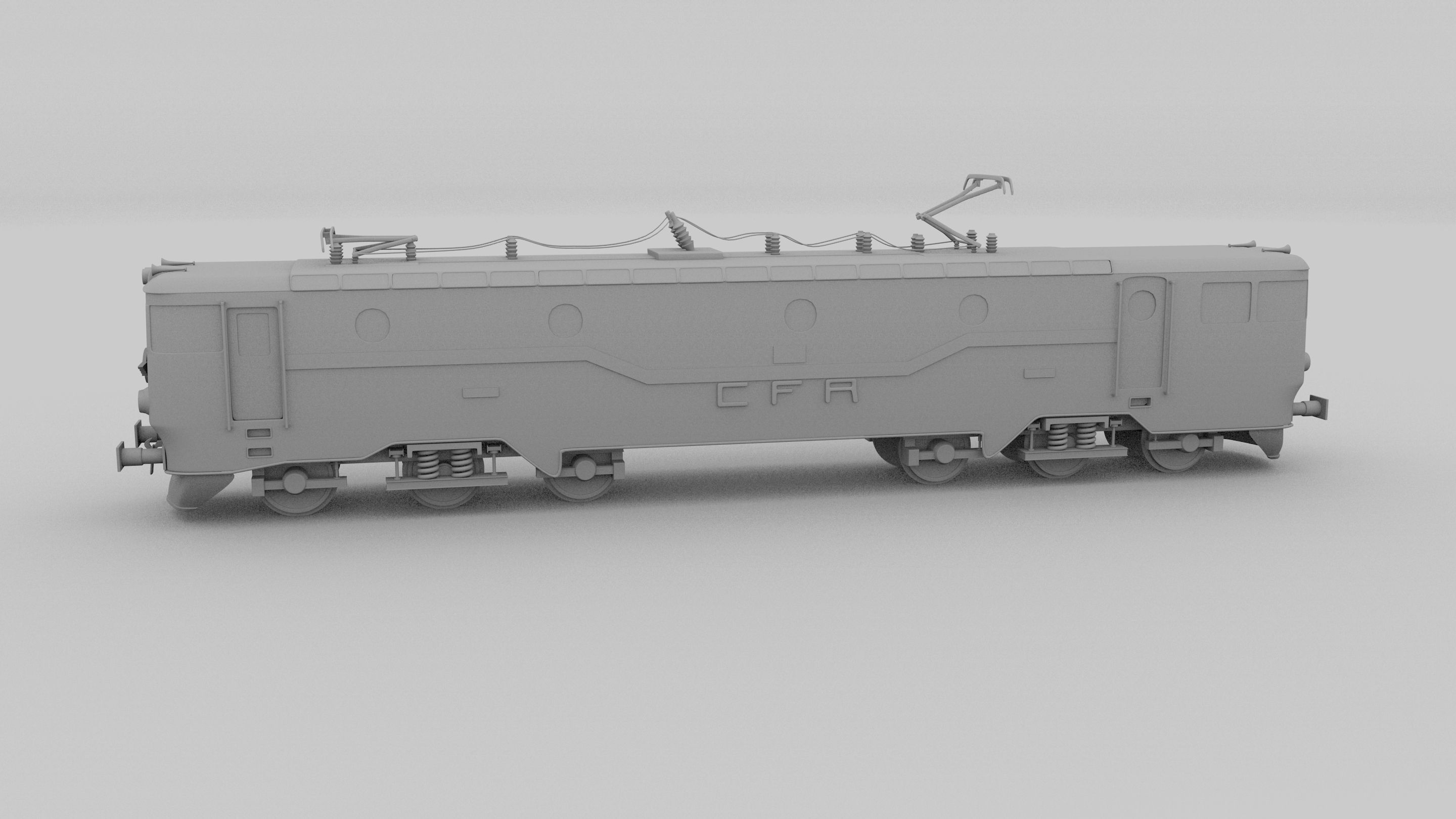 Electric Locomotive 3D model_22