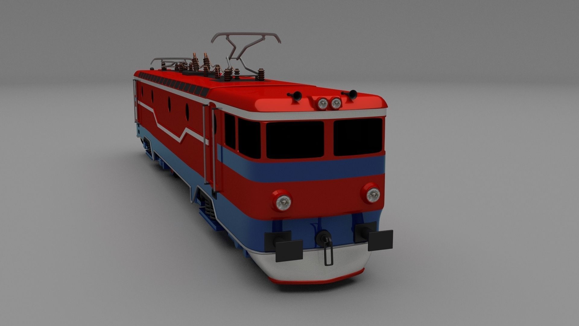 Electric Locomotive 3D model_3