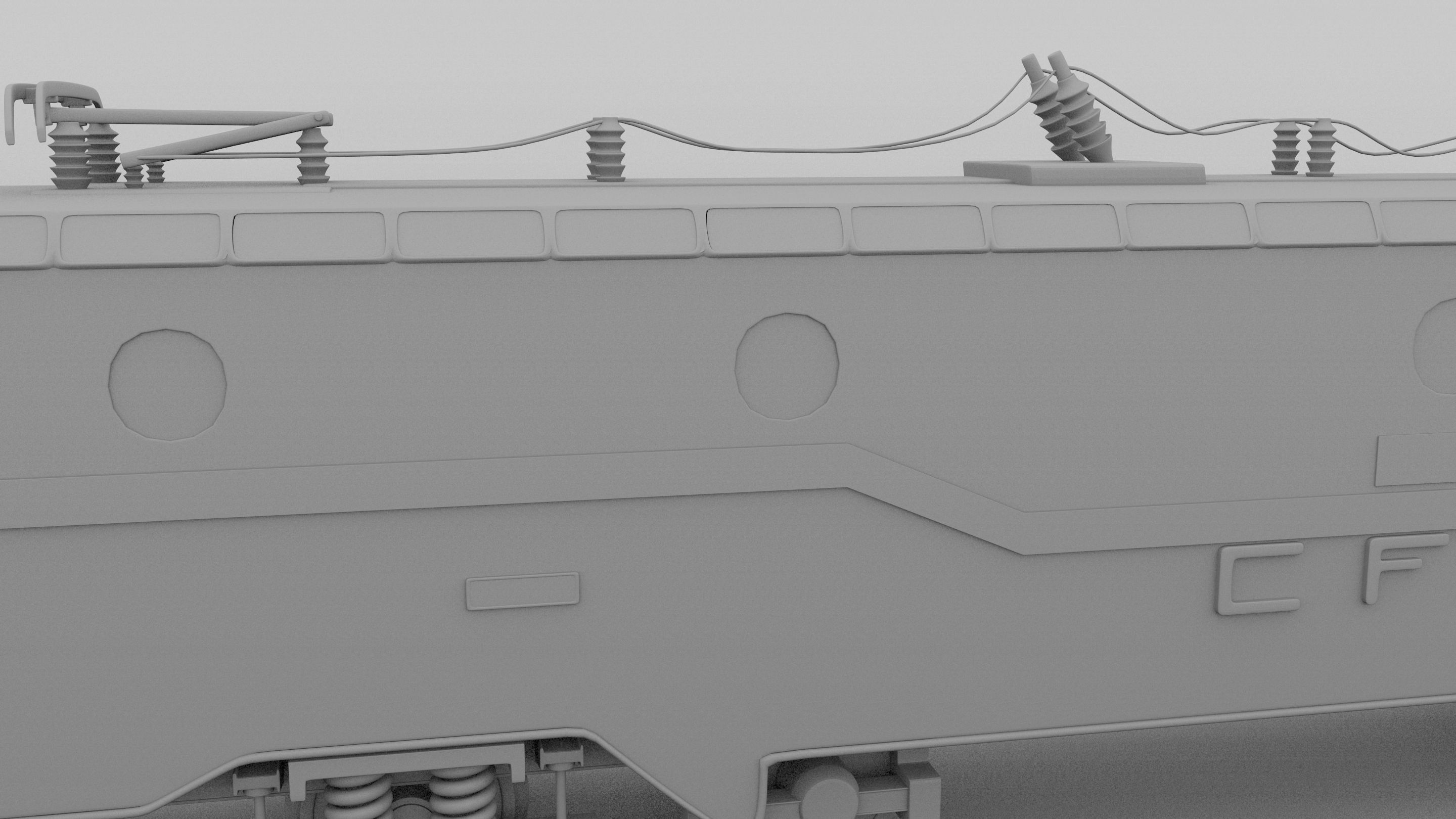 Electric Locomotive 3D model_28