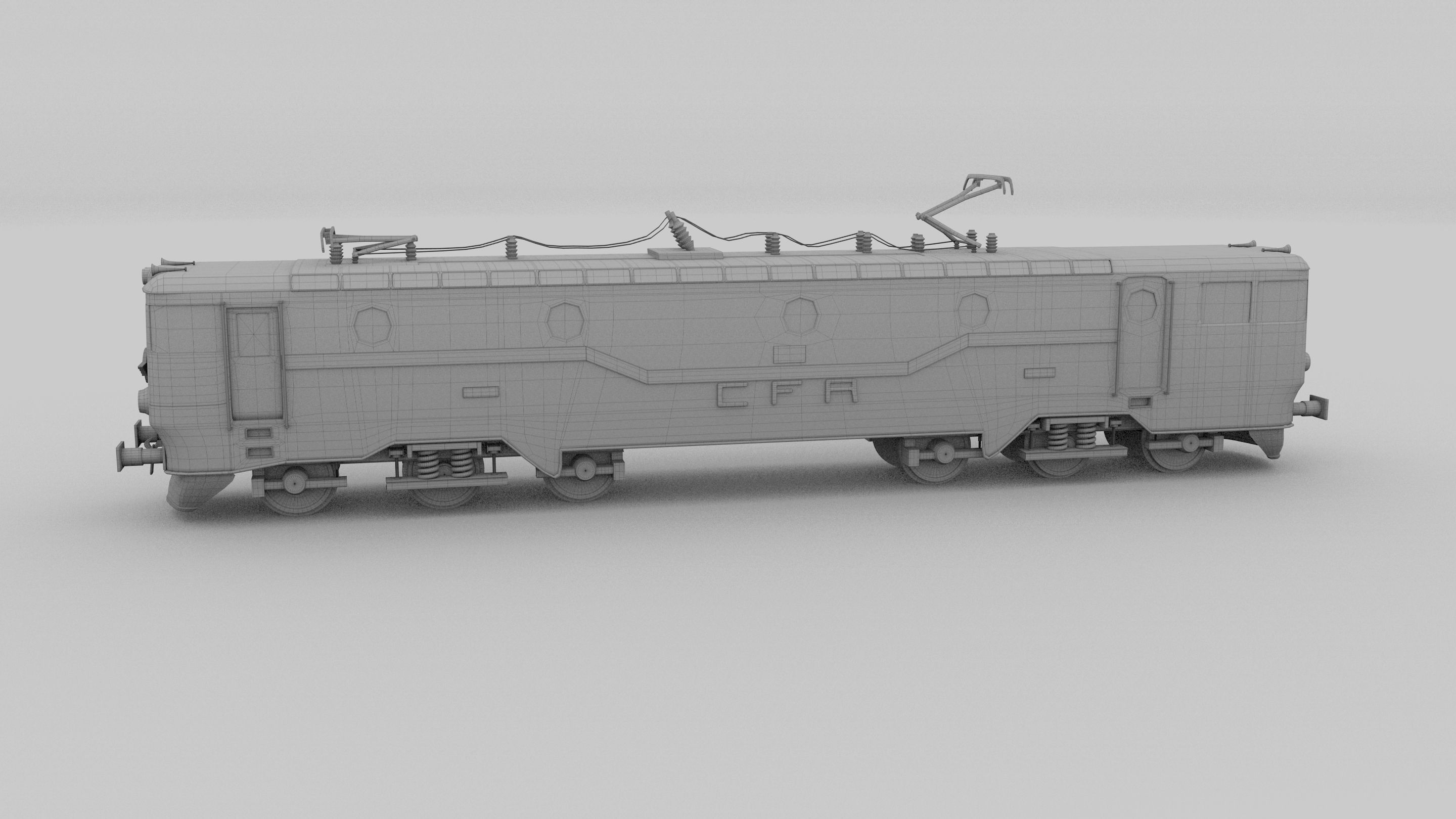 Electric Locomotive 3D model_12