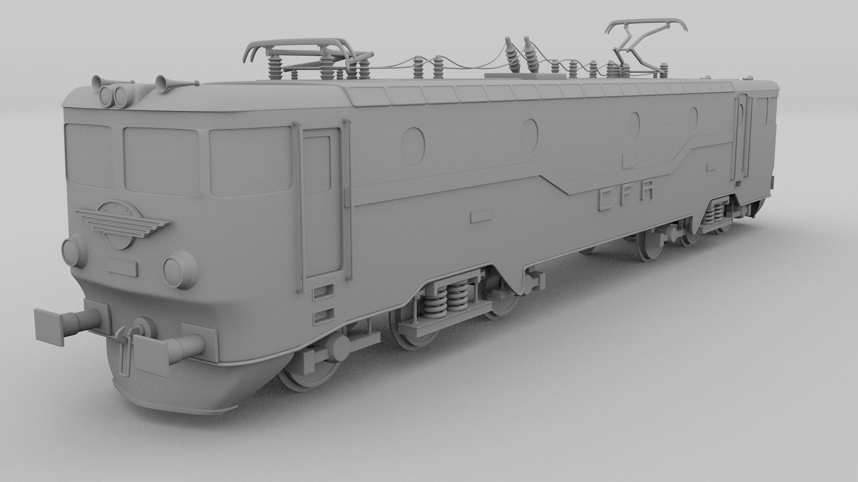 Electric Locomotive 3D model_21