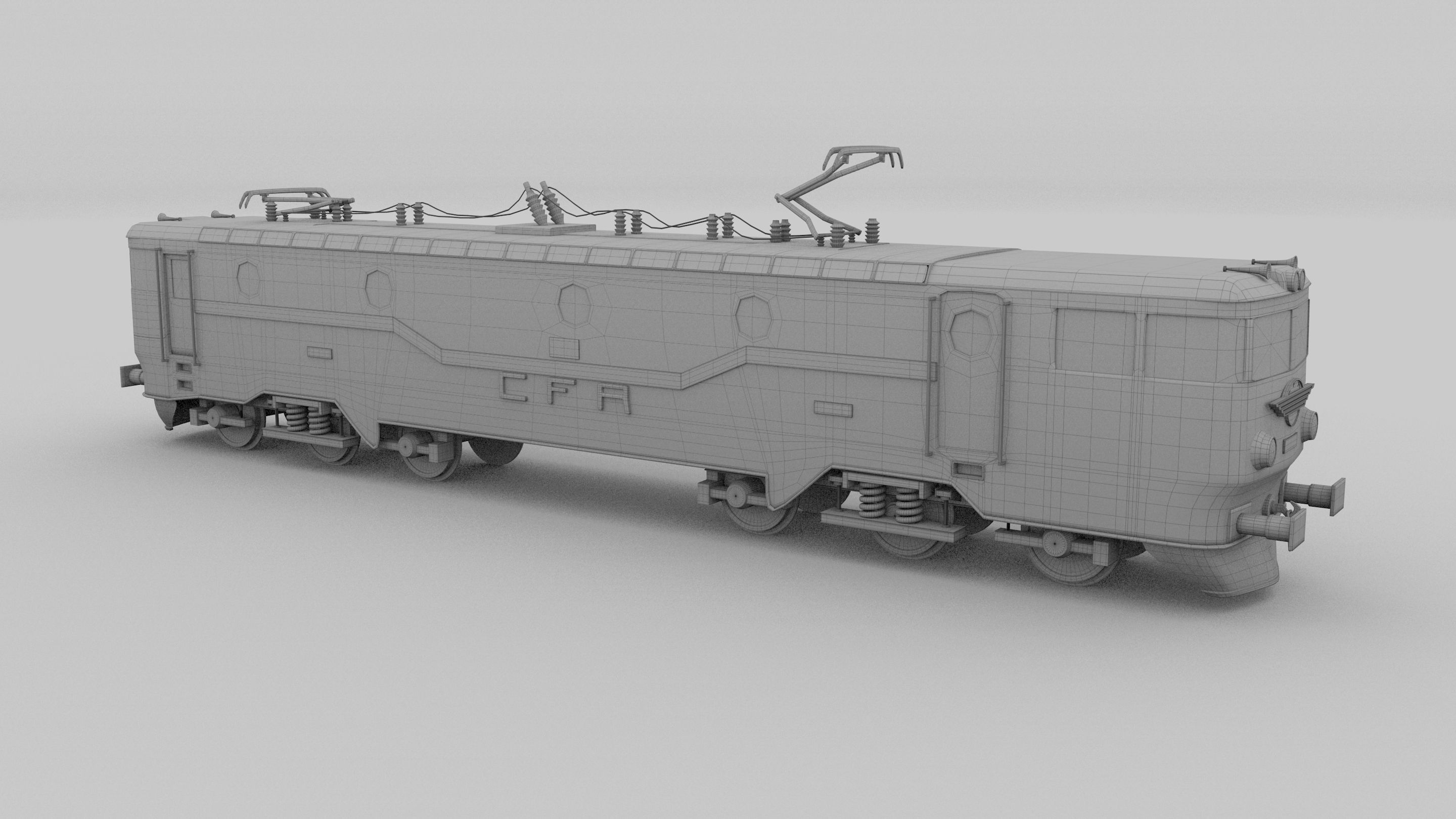 Electric Locomotive 3D model_16