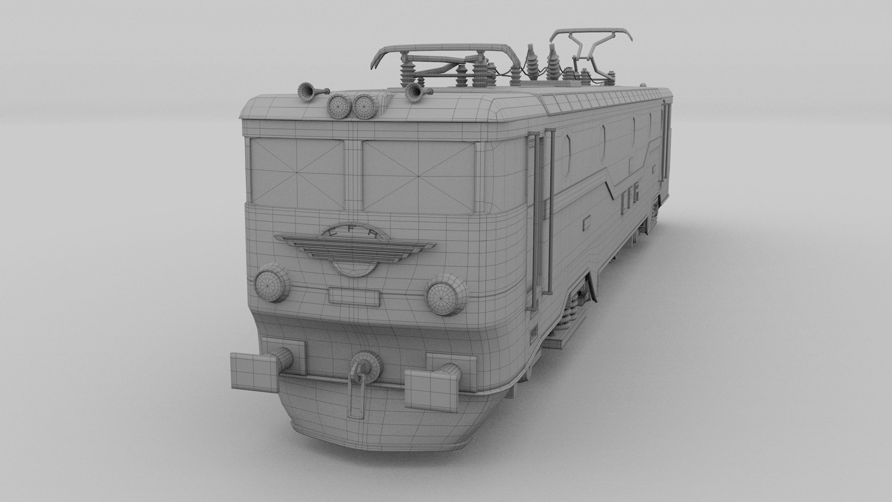 Electric Locomotive 3D model_10