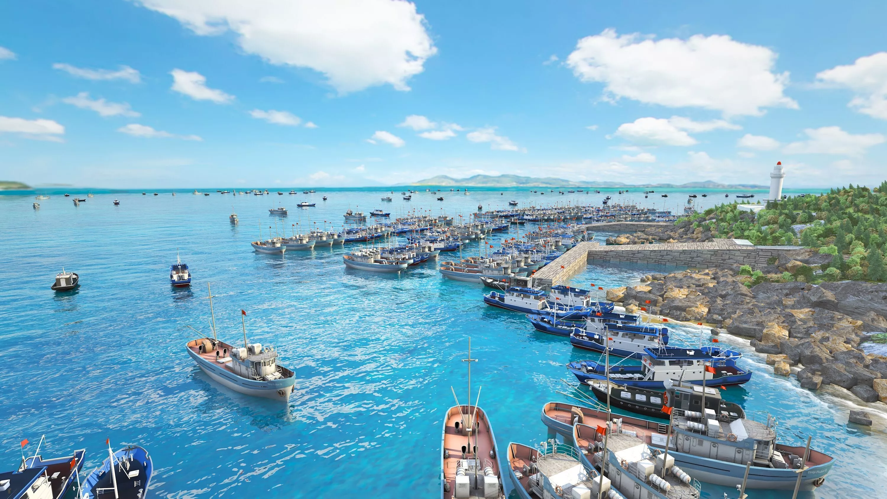 Fishing Port 3D model