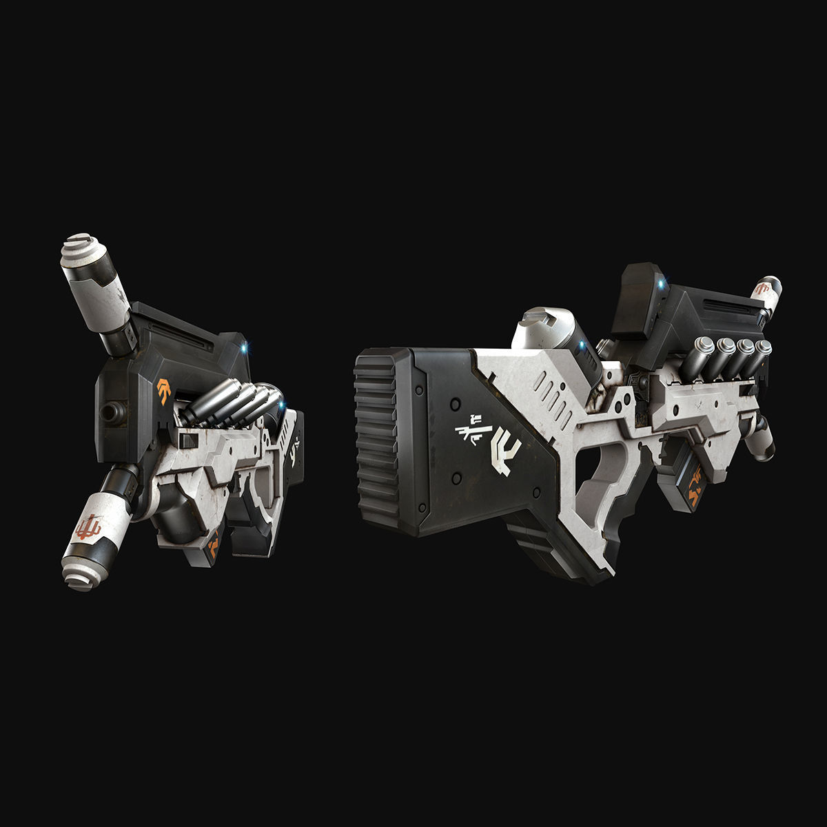 Biggun apex weapon 3D model_4