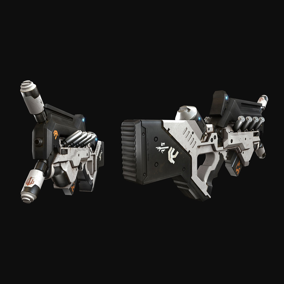 Biggun apex weapon 3D model_2