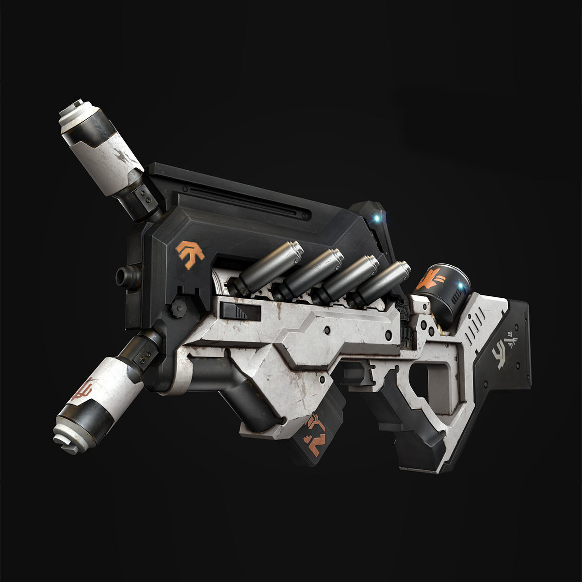 Biggun apex weapon 3D model_3