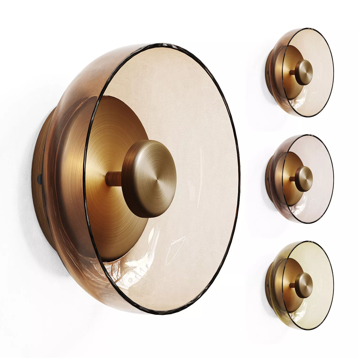 1537 Eclipse Halo Wall Lamp By Mooiehome 3D model