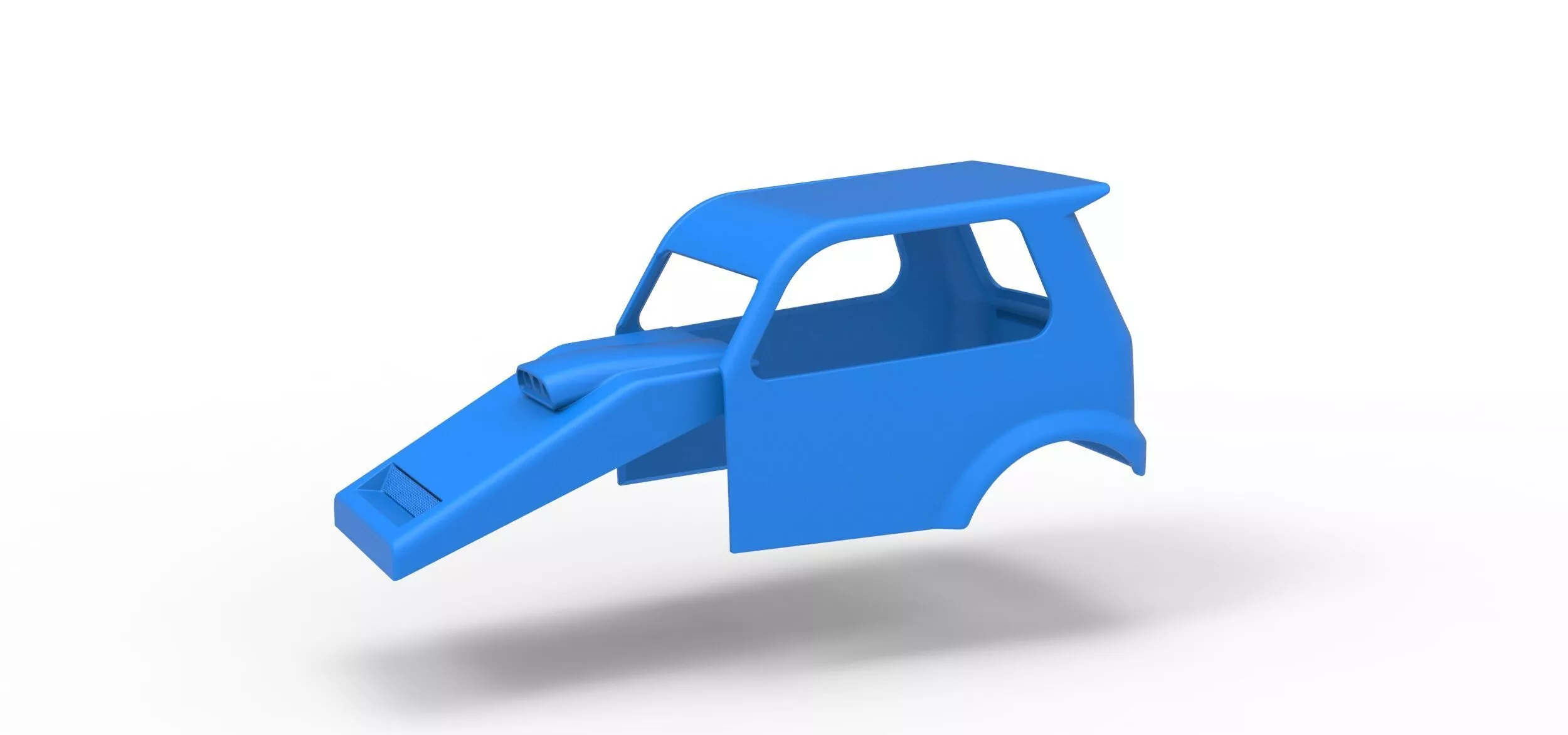Shell of New Zealand Ministock car Version 2 Scale 1 to 25 3D print model