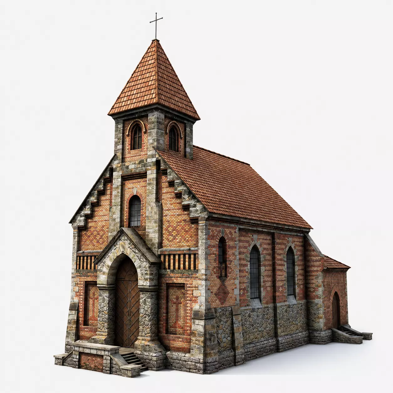Gothic Church 3D Model STL 3D print model